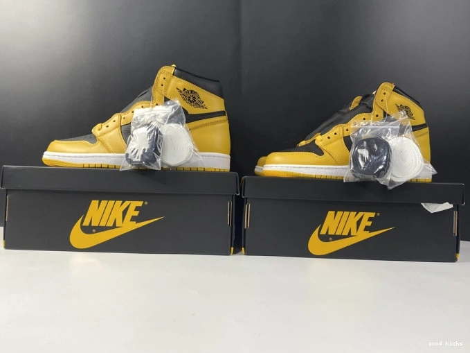 Rep 555088-701 Retro Pollen Jordan Air 1 High OG 0817